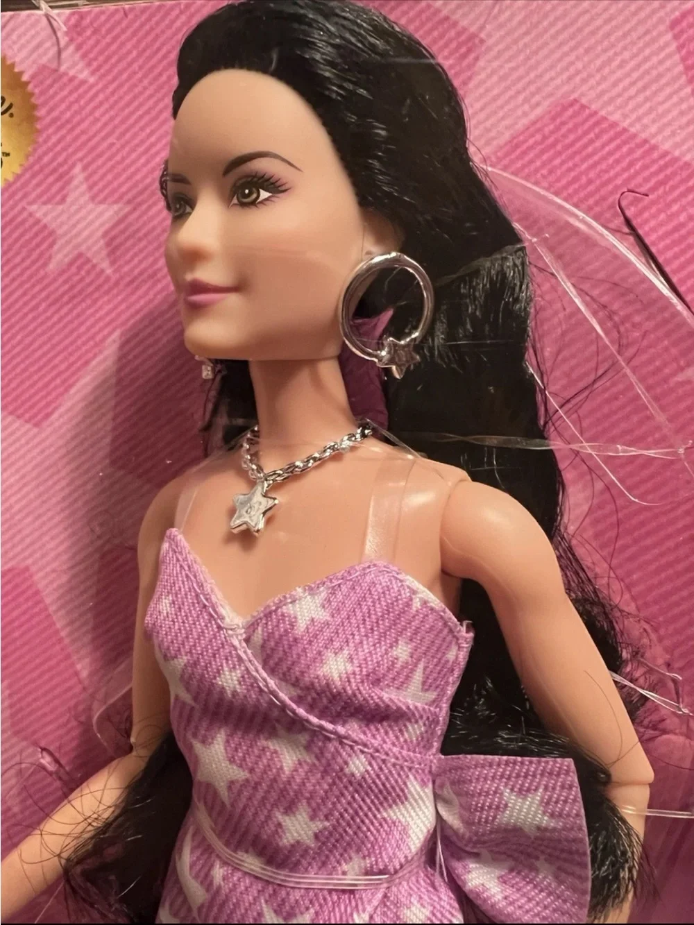 Mattel Barbie Pink Star-Print Fashion Doll
